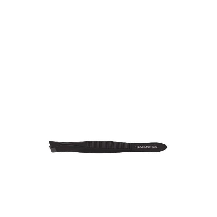 Pinza Depilar Sesgada Negra 8 cm. Filarmónica Filarmónica