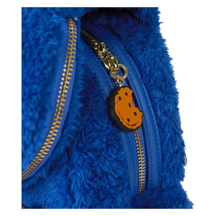 Mochila peluche + monedero Cookie Monster Barrio Sesamo Loungefly 7
