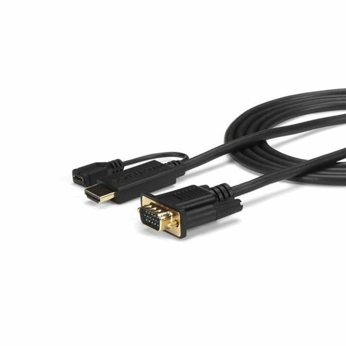 Cable HDMI Startech HD2VGAMM10 3 m VGA Micro USB 1