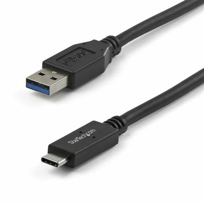 Cable USB A a USB C Startech USB31AC1M Negro