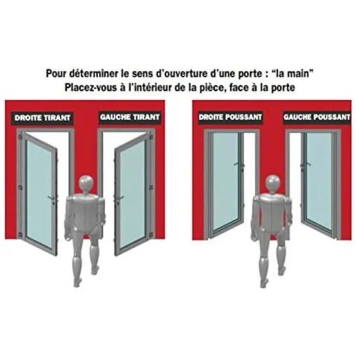 Yale YAV36D Cerradura Vertical de Superficie con Rodillo Caqui Versión Derecha para Puerta Interior con 2 Llaves Incluidas 3