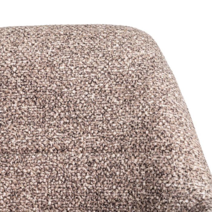 Silla Jaspeado Taupe Tejido-Metal 59 X 54 X 81 cm