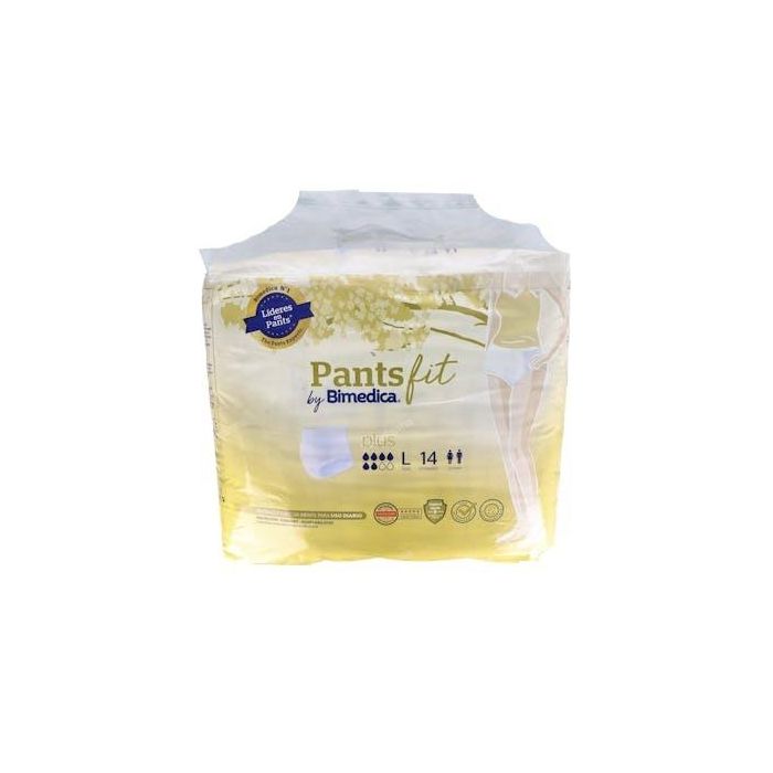 Inco Pañal Absorbente Fit Plus Pants Talla Grande 110-150 cm 14 Unidades