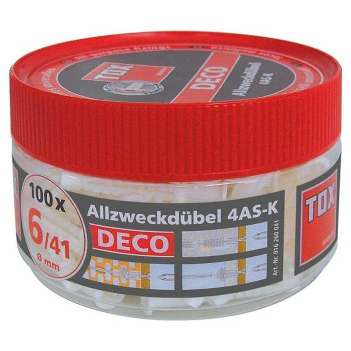 Tacos TOX 6 x 28 mm 230 Piezas 3