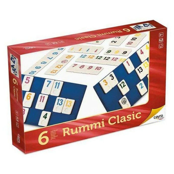 Juego rummi clasic 6 jugadores 35x26x6 cm