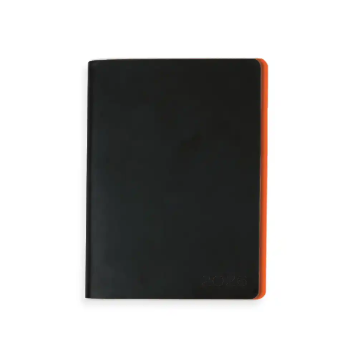 Liderpapel Sifnos Agenda Encuadernada 2026 Día Página A5 Naranja Papel 70 gr FSC 1