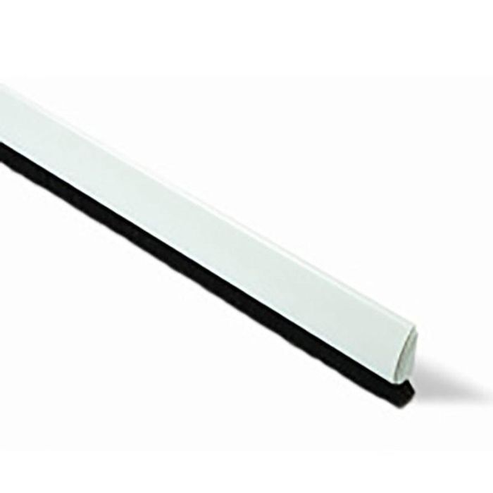 BRINOX Burlete Adhesivo Curvado de Pelo para Sobreponer 100 cm Blanco