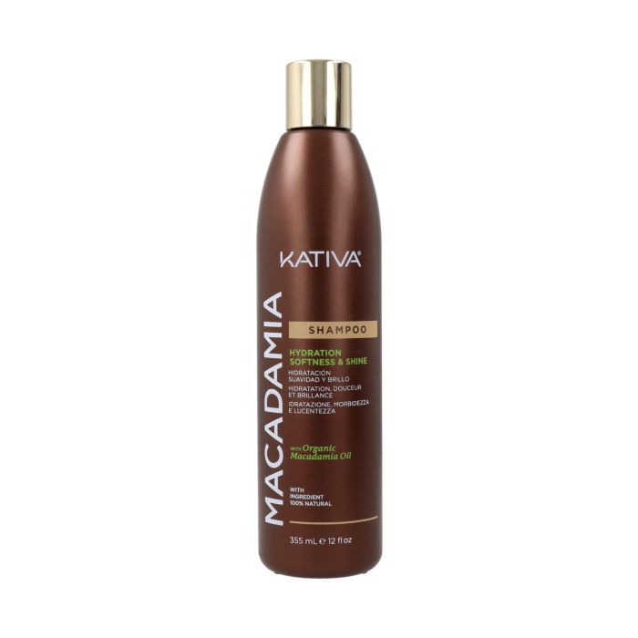 Kativa Macadamia Shampoo Hydration Softeness & Shine 355 mL Kativa