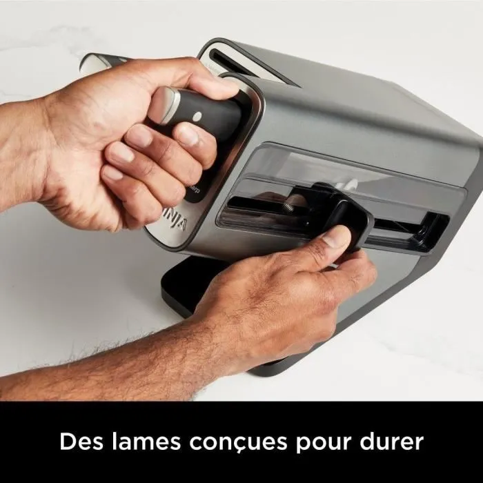 Ninja Bloque de Cuchillos K32006EU StaySharp con Afilador, Juego de 6 Piezas Afiladas - Negro 1