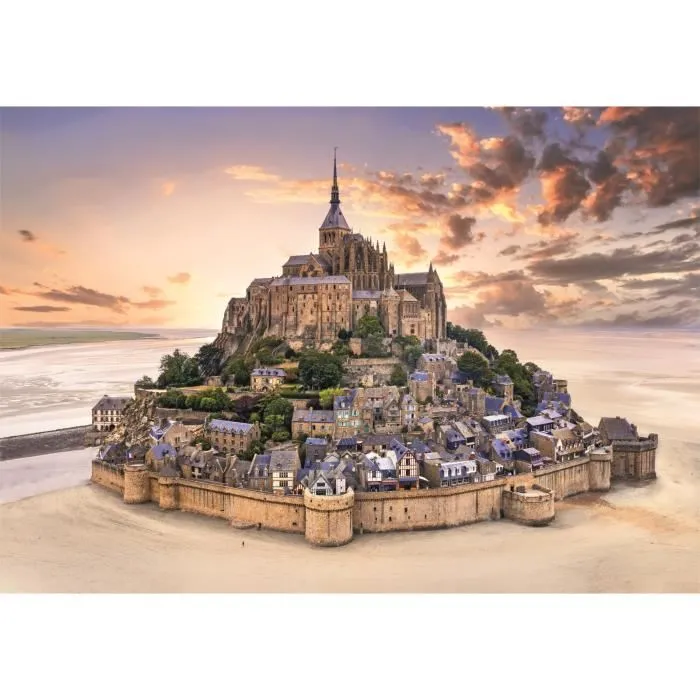 Clementoni Rompecabezas Compacto 1500 piezas Mont Saint-Michel - CLE8005125317301 1