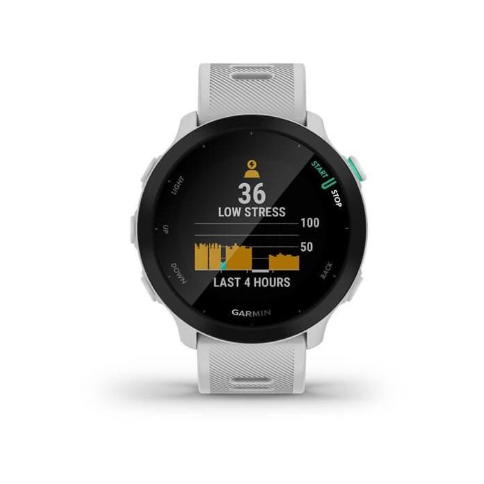 Garmin Forerunner 55 Reloj GPS Blanco con Monitor de Frecuencia Cardíaca para Correr y Natación 5