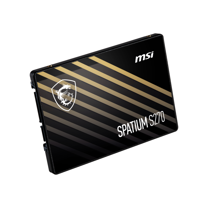 MSI SPATIUM S270 SATA 2.5" 480GB SSD Serial ATA III 3D NAND - S78-440E350-P83 1 MSI SPATIUM S270 SATA 2.5" 480GB SSD Serial ATA III 3D NAND - S78-440E350-P83 1