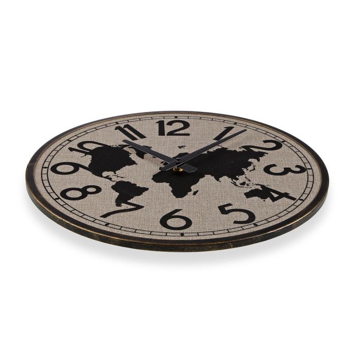 Reloj De Pared Mapa 40Cm Versa (2 Unidades) 2 Reloj De Pared Mapa 40Cm Versa (2 Unidades) 2