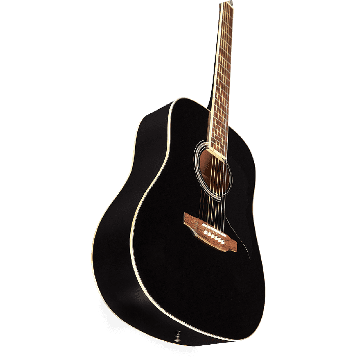 Guitarra Acústica Dreadnought Ranger Vi - Negra 2 Guitarra Acústica Dreadnought Ranger Vi - Negra 2