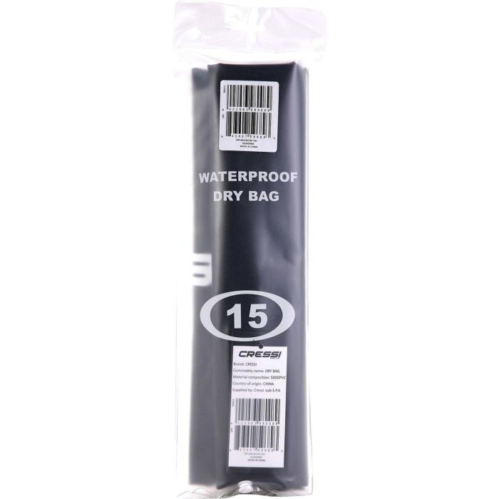 Bolsa Impermeable Cressi-Sub BUA 928905 15 L PVC Negro 1 Bolsa Impermeable Cressi-Sub BUA 928905 15 L PVC Negro 1