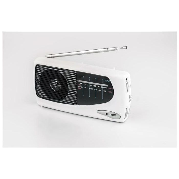 Elbe RF-52-SOB Radio Portátil Blanca AM/FM con Altavoz Integrado para Sobremesa, Fácil Uso y Diseño Elegante 4 Elbe RF-52-SOB Radio Portátil Blanca AM/FM con Altavoz Integrado para Sobremesa, Fácil Uso y Diseño Elegante 4