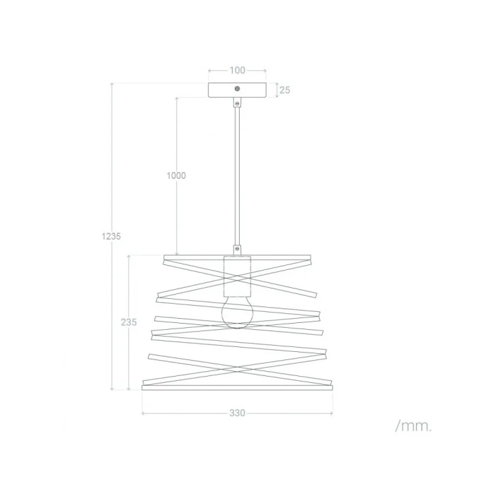 Lámpara Colgante Nyala [SKD-P80044] 5