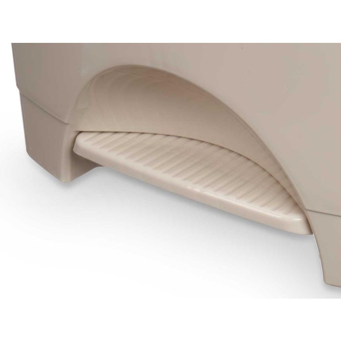 Papelera Pedal Plastico 30L Beis Arte Regal 39X47CM (4 Unidades) 3 Papelera Pedal Plastico 30L Beis Arte Regal 39X47CM (4 Unidades) 3