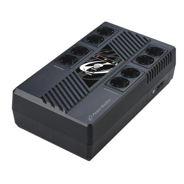PowerWalker 600VA / 360W, 170-280 V AC, 50-60Hz, 1x 12V/7Ah, 8x CEE 7/5, 200x100x345 mm PowerWalker 600VA / 360W, 170-280 V AC, 50-60Hz, 1x 12V/7Ah, 8x CEE 7/5, 200x100x345 mm