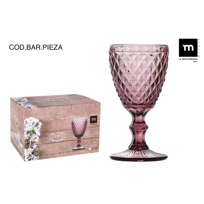 La Mediterranea Copa Sidari 350 cc Mora, 9 cm de diámetro x 17 cm de alto (36 Unidades)