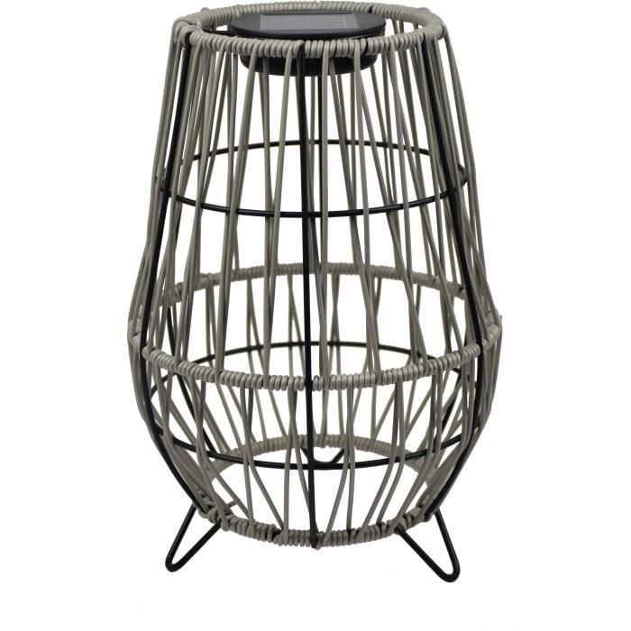 Lámpara solar decorativa con filamento blanco caliente H30cm - Galix 0 Lámpara solar decorativa con filamento blanco caliente H30cm - Galix 0