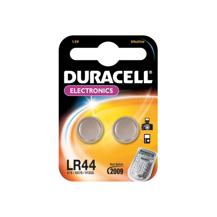 Duracell Pila Alcalina Especial Lr44 De Botón 1,5 V -Blister 2U- 1