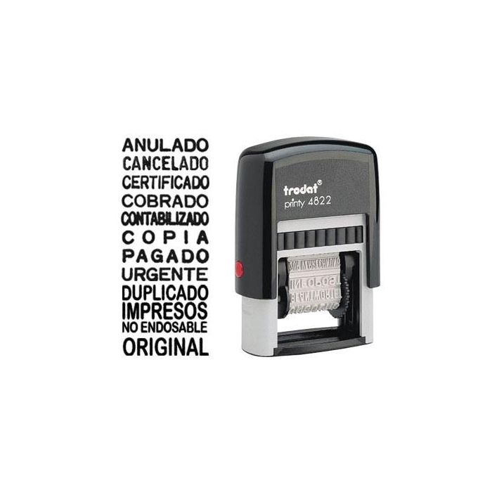 Formulario Trodat 12 Textos Entintaje Automatico 4 mm