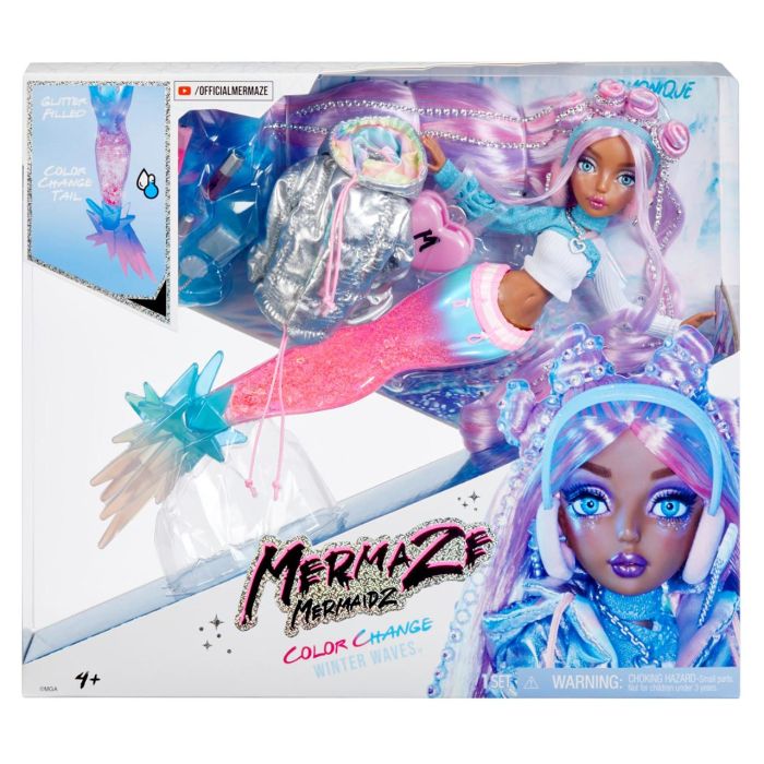 Muñeca Mermaze Mermaidz W Theme Doll - Ha 585398 Mga 2