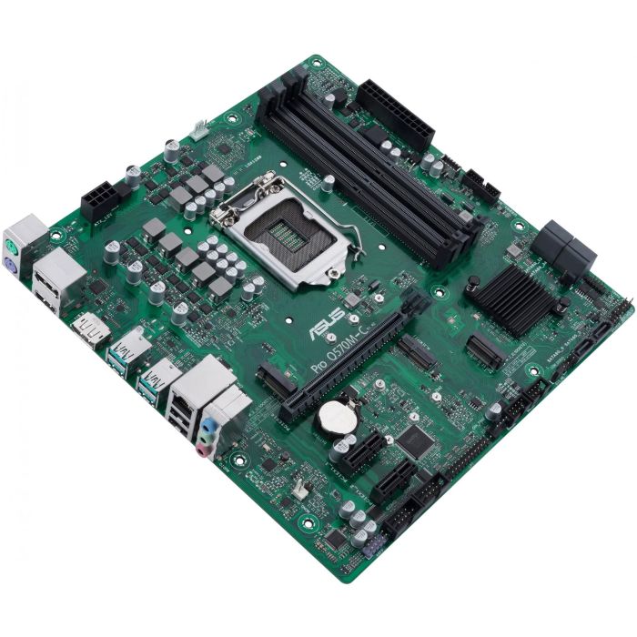 ASUS PRO Q570M-C/CSM Placa Base con Chipset Intel Q570 para Procesadores Intel LGA 1200, Factor de Forma micro ATX 4