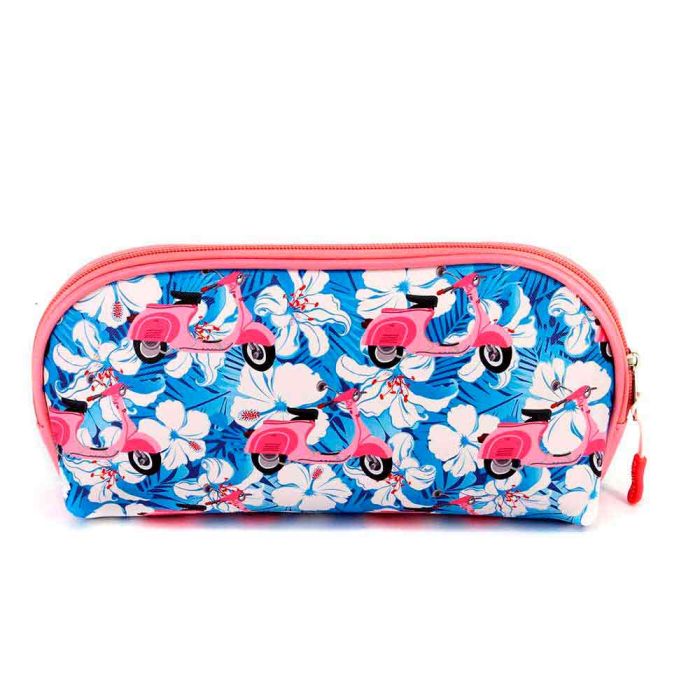 Bolsa de Aseo Jelly Pequeña Pink Scooter Oh My Pop Azul