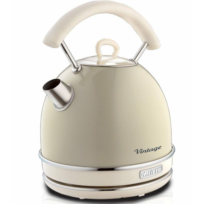 Ariete 2877/03 Hervidor Vintage 1.7L Beige - Diseño Retro, Filtro Anti Cal, Auto Apagado