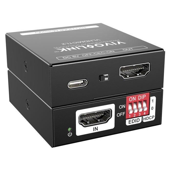 Vivolink VLHDMICLT2 Gestor de EDID HDMI 18G para Control de Resoluciones y Sonido