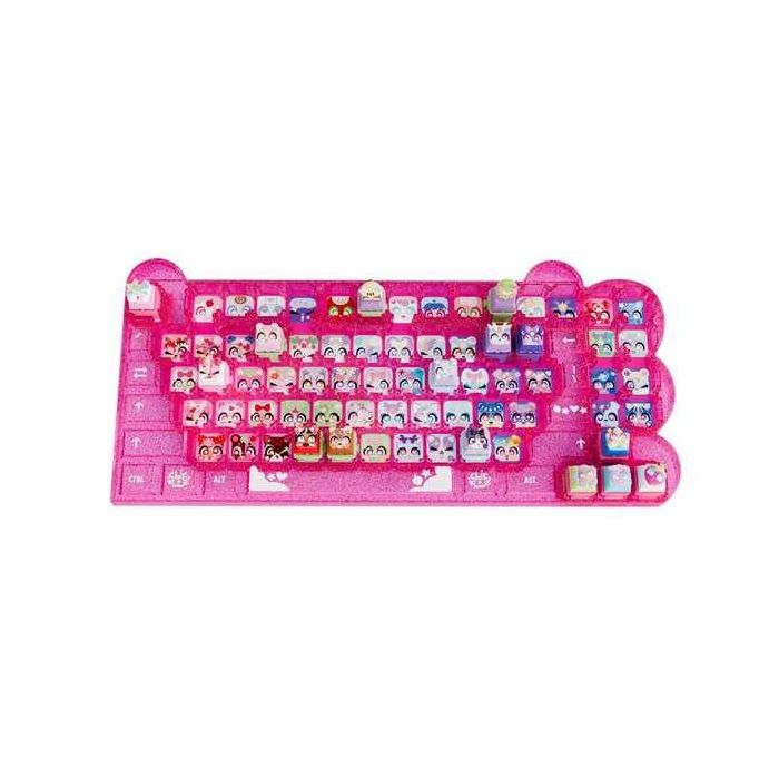 Bizak 64554111 Clickeez Mega Pack - Teclado real con 15 Clickeez de personajes Cozy Garden, Strawberry Treats y Kawaii Dreams 1 Bizak 64554111 Clickeez Mega Pack - Teclado real con 15 Clickeez de personajes Cozy Garden, Strawberry Treats y Kawaii Dreams 1