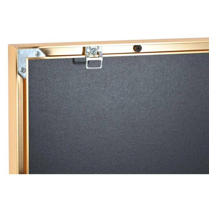 Cuadro Glam DKD Home Decor Negro Dorado 3.5 x 80 x 80 cm (2 Unidades) 1 Cuadro Glam DKD Home Decor Negro Dorado 3.5 x 80 x 80 cm (2 Unidades) 1