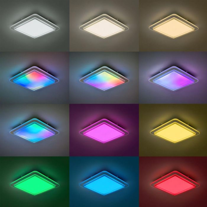 Plafón LED KSIX Celeste (3000k - 6500k) 2 Plafón LED KSIX Celeste (3000k - 6500k) 2