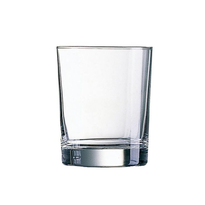 Caja 6 Vasos Bajos Vidrio Stockholm Arcoroc 27 cL