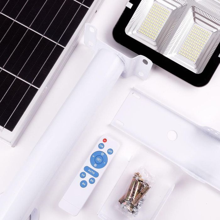 Farola LED Solar-Control Remoto- Dimable- Panel: 6V 300W Batería: 3,2V 30000MaH [HO-FAR-SOL-300W-CW] 5