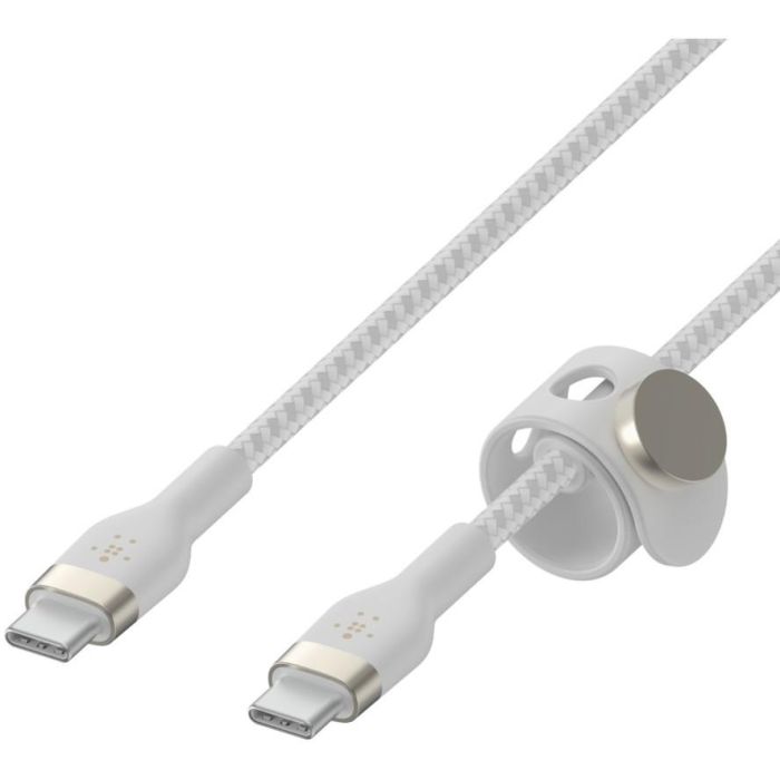 Belkin PRO Flex Cable USB-C a USB-C 60W 2m Blanco 3