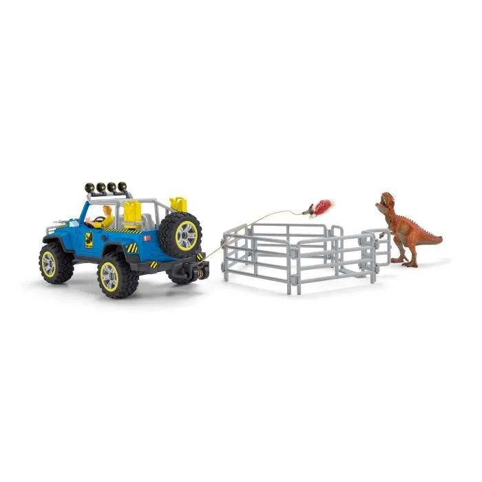 Schleich All-Terrain Car con Outpost Dino - 41464 2