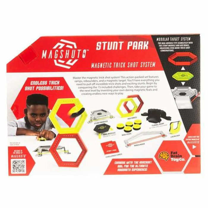 Bizak Circuito de Carreras Magshuto Stunt Park con Saltos, Rebotes y Acrobacias para Niños +3 Años 13