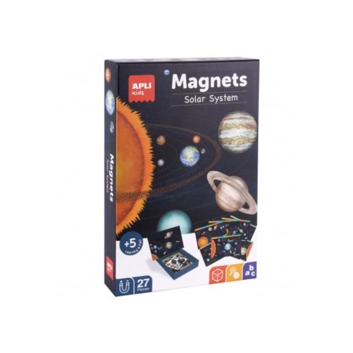 Apli 19272 Juego Magnético Sistema Solar para Niños a partir de 5 Años Didáctico
