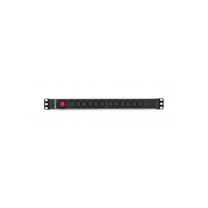Salicru SPS 12F PDU C13/C14 Regleta de Distribución de Energía Negra 1U 19" 12 Salidas AC 10A Interruptor Integrado 1 Salicru SPS 12F PDU C13/C14 Regleta de Distribución de Energía Negra 1U 19" 12 Salidas AC 10A Interruptor Integrado 1