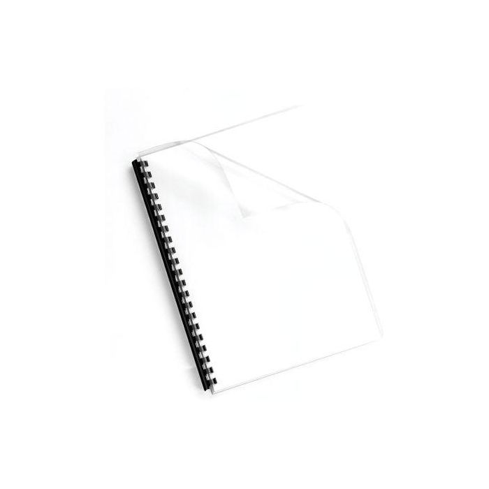 Tapa De Encuadernacion Fellowes Din A4 Polipropileno Negro 500 Micras Pack De 100 Unidades 1