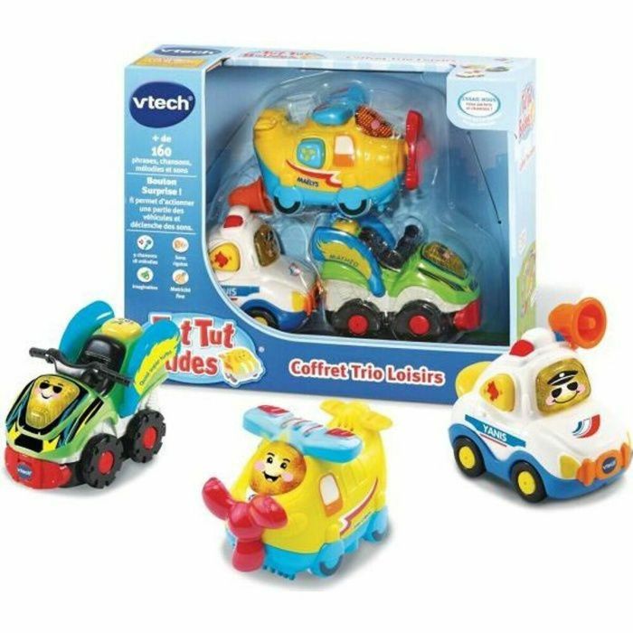 VTECH - TUT TUT BOLIDES - Trio Loisirs Box (Avión + Fórmula 1 + Autobús) VTECH - TUT TUT BOLIDES - Trio Loisirs Box (Avión + Fórmula 1 + Autobús)