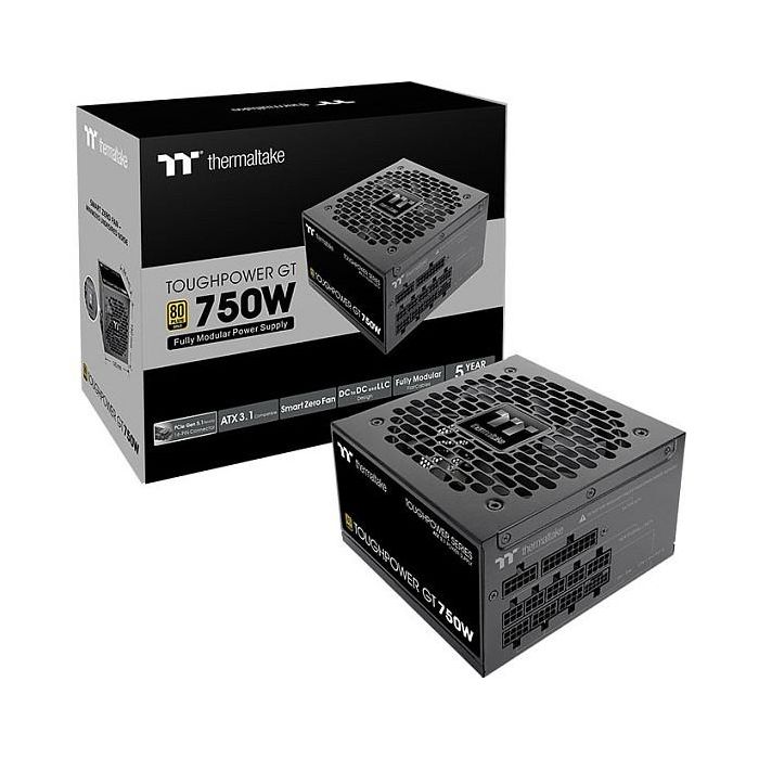 Thermaltake Toughpower GT 750W 80 PLUS Gold ATX Fuente de Alimentación Modular 5
