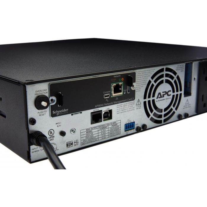 APC AP9640 Tarjeta de Gestión de Red UPS SmartSlot Network Management Card 3 6 APC AP9640 Tarjeta de Gestión de Red UPS SmartSlot Network Management Card 3 6