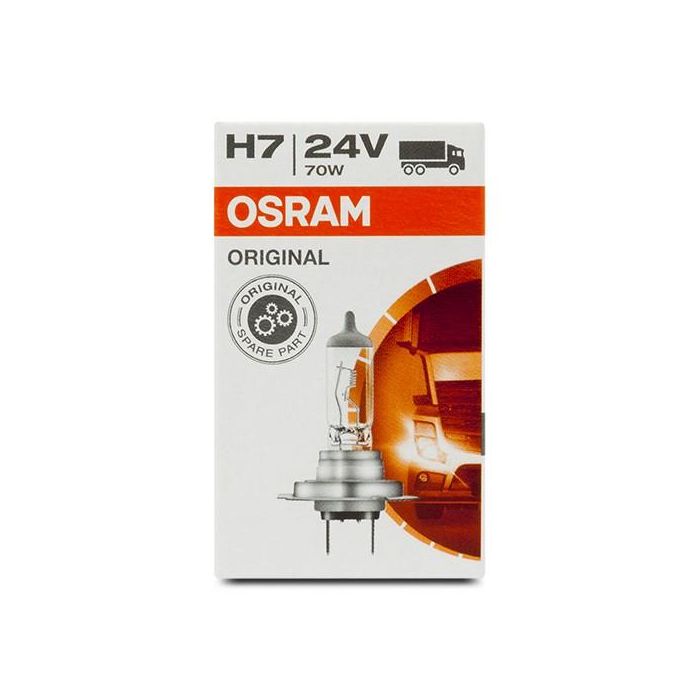 Halogen Osram Orginal 64215 Pk26D 24 V 70 W H7 | 10 Unidades OS64215 3 Halogen Osram Orginal 64215 Pk26D 24 V 70 W H7 | 10 Unidades OS64215 3