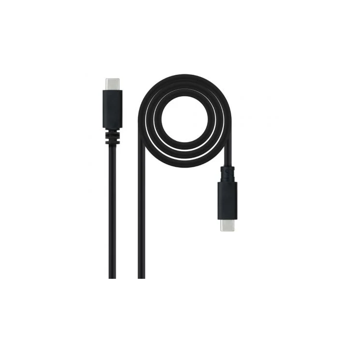 Nano Cable 10.01.2301-L150 Cable USB 2.0 Tipo-C Macho - USB Tipo-C Macho, 480Mbps, Negro, 1.5m 1