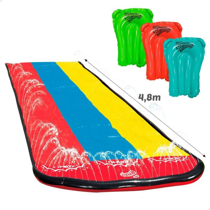 Tobogán de Agua 200 x 12 x 480 cm Multicolor 3 Tobogán de Agua 200 x 12 x 480 cm Multicolor 3