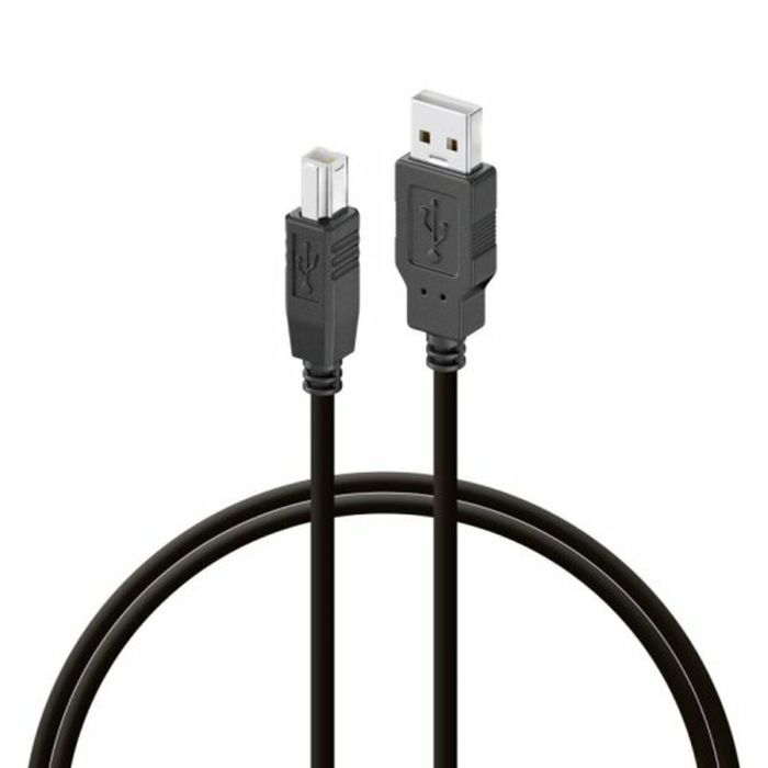 Cable USB PcCom Negro 2 m